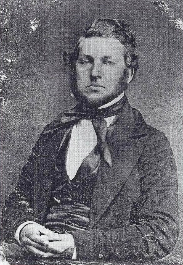 A portrait photograph of James A. Garfield.