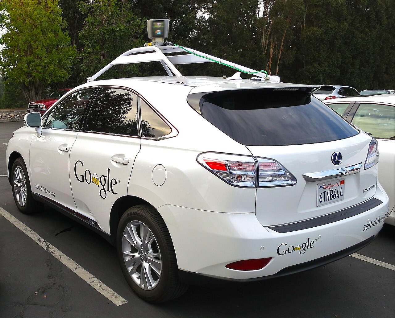 Google's Lexus RX 450h self-driving car