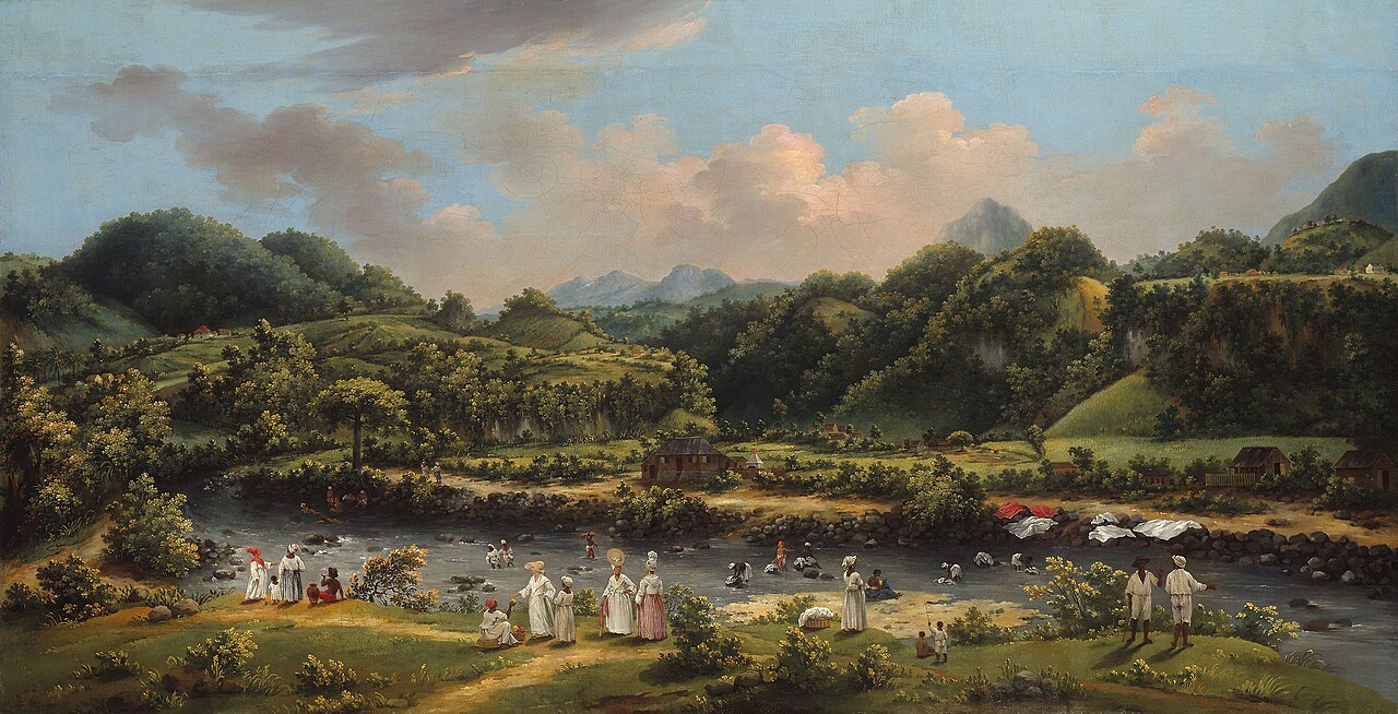 Набережная реки Розо, 1770-е годы. Картина Агостино Бруниаса.