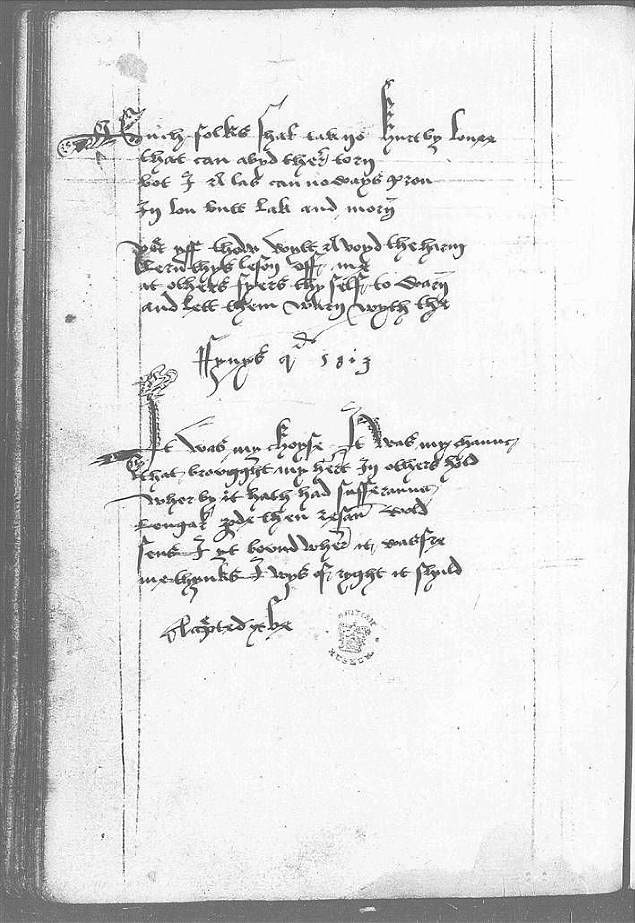 The Devonshire Manuscript facsimile 24v
