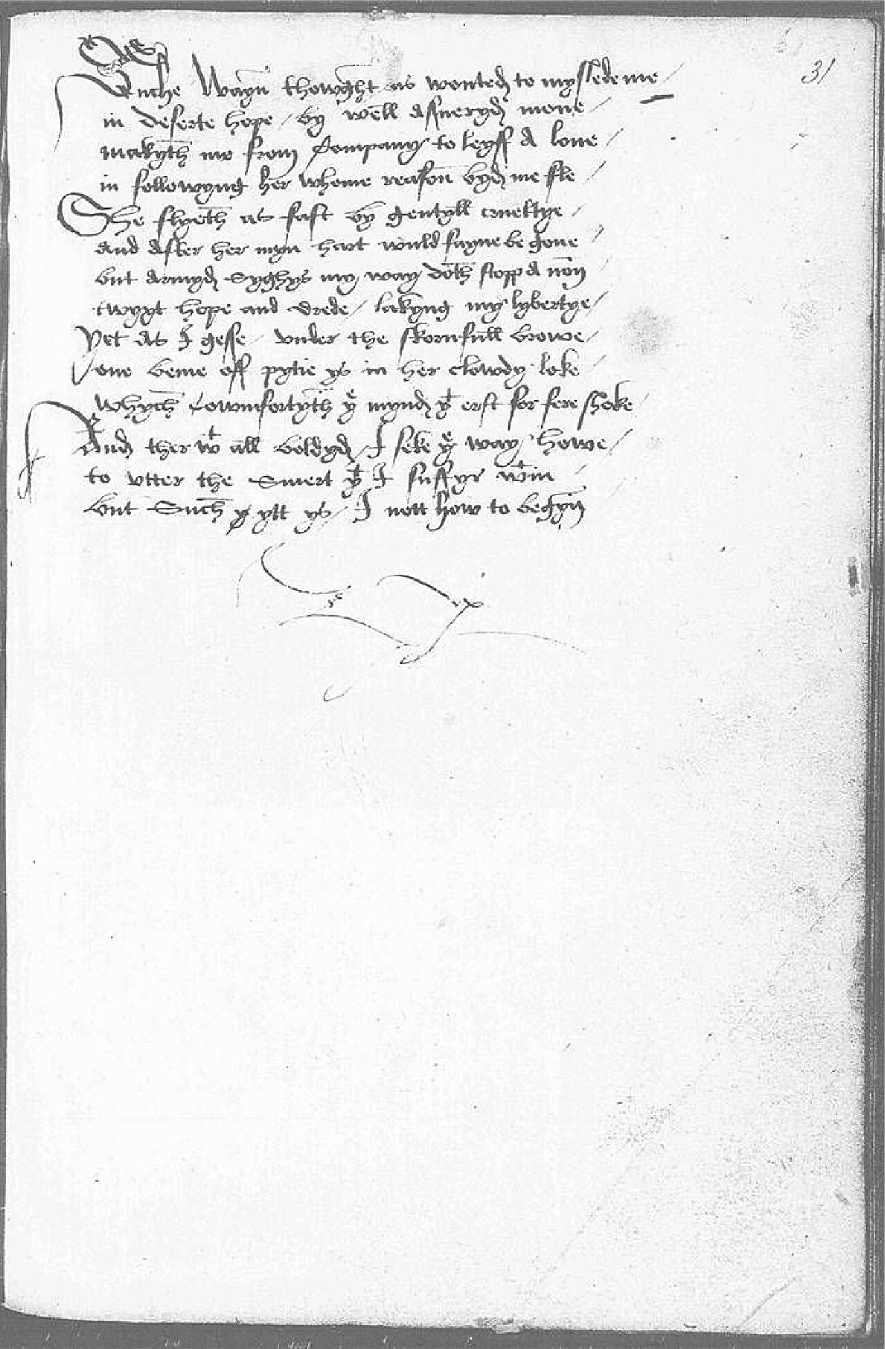 The Devonshire Manuscript facsimile 31r