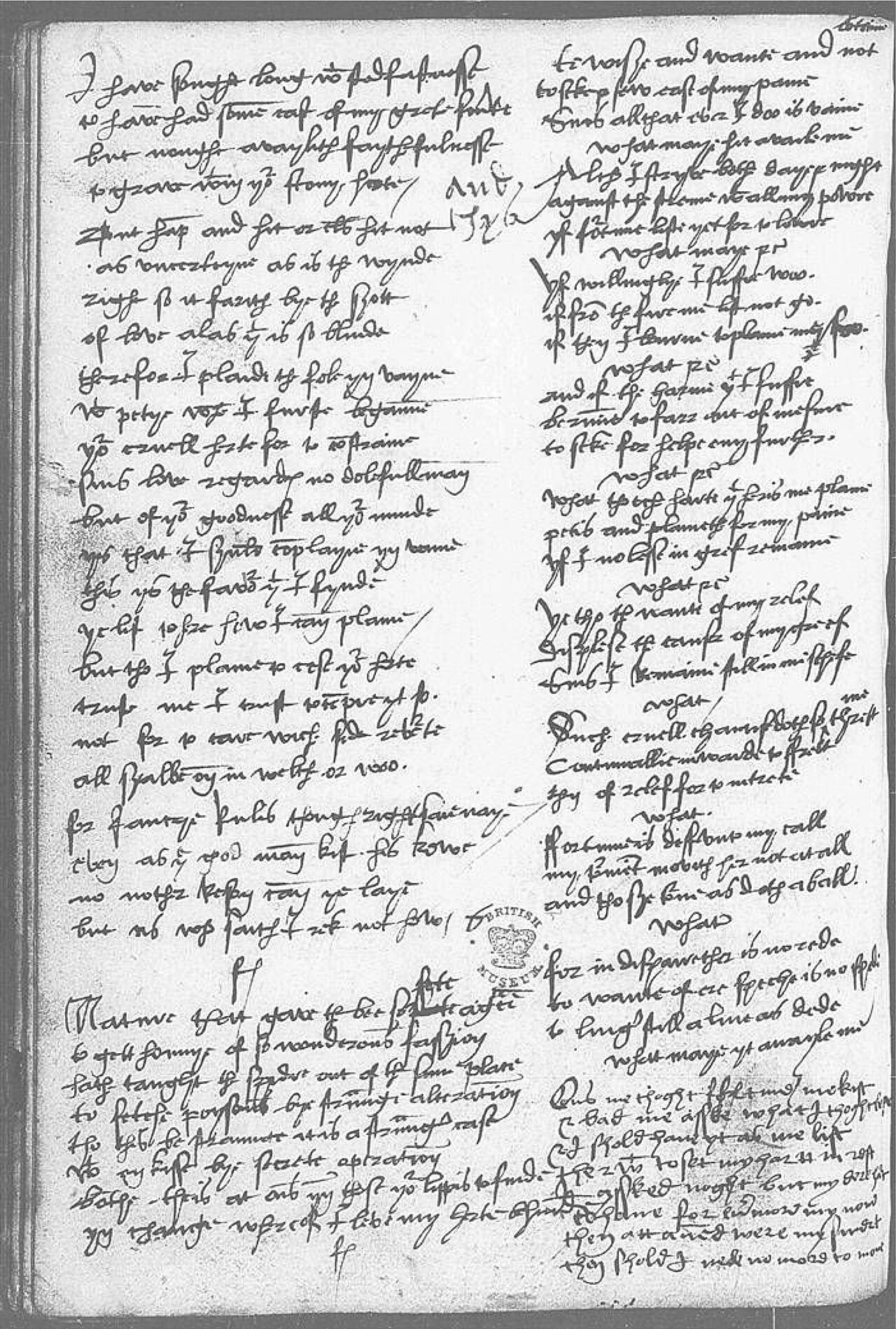 The Devonshire Manuscript facsimile 71v