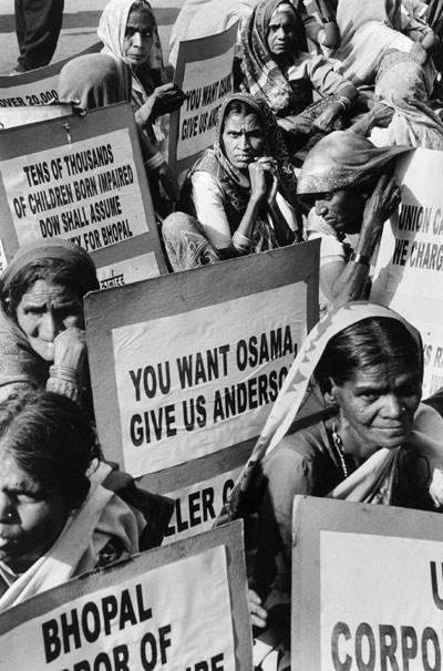 People of Bhopal outraged by the disaster