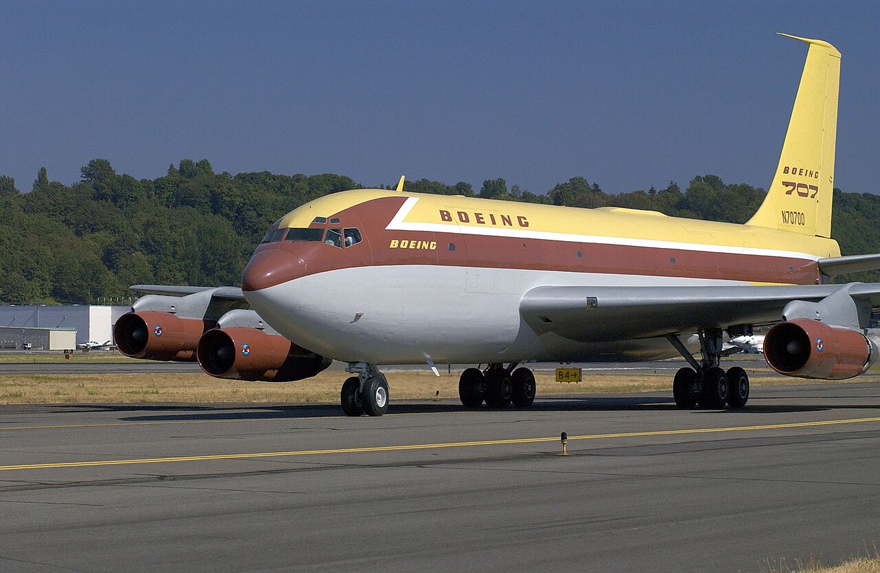 Boeing 367-80 at Boeing Field in Washington