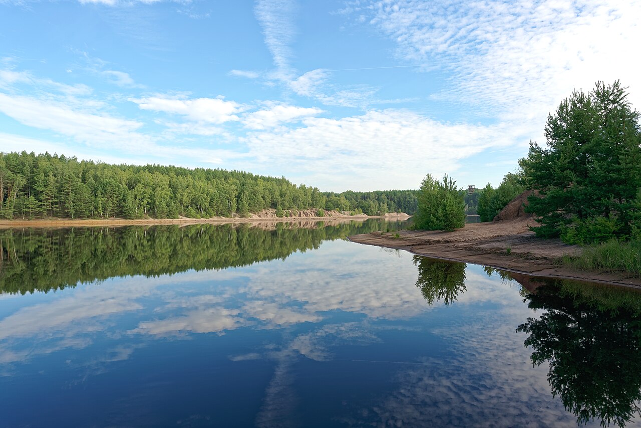 Озеро Африка, ландшафтный парк Излучина Мускау