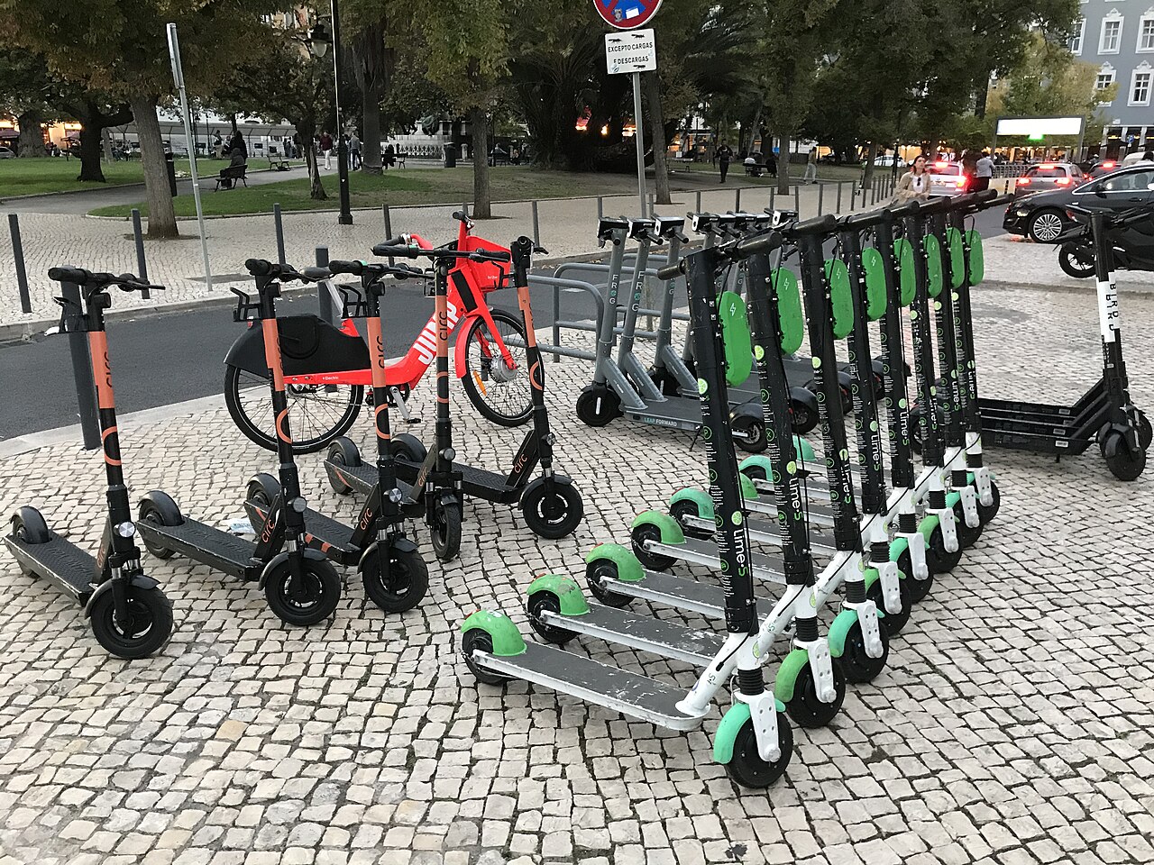 Scooters, jump, voi, lime etc.
