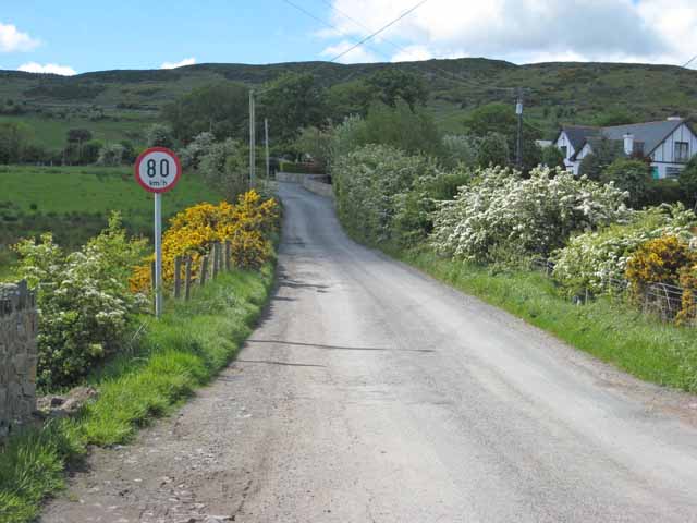 The Border on Killeen School Road - geograph.org.uk - 446719