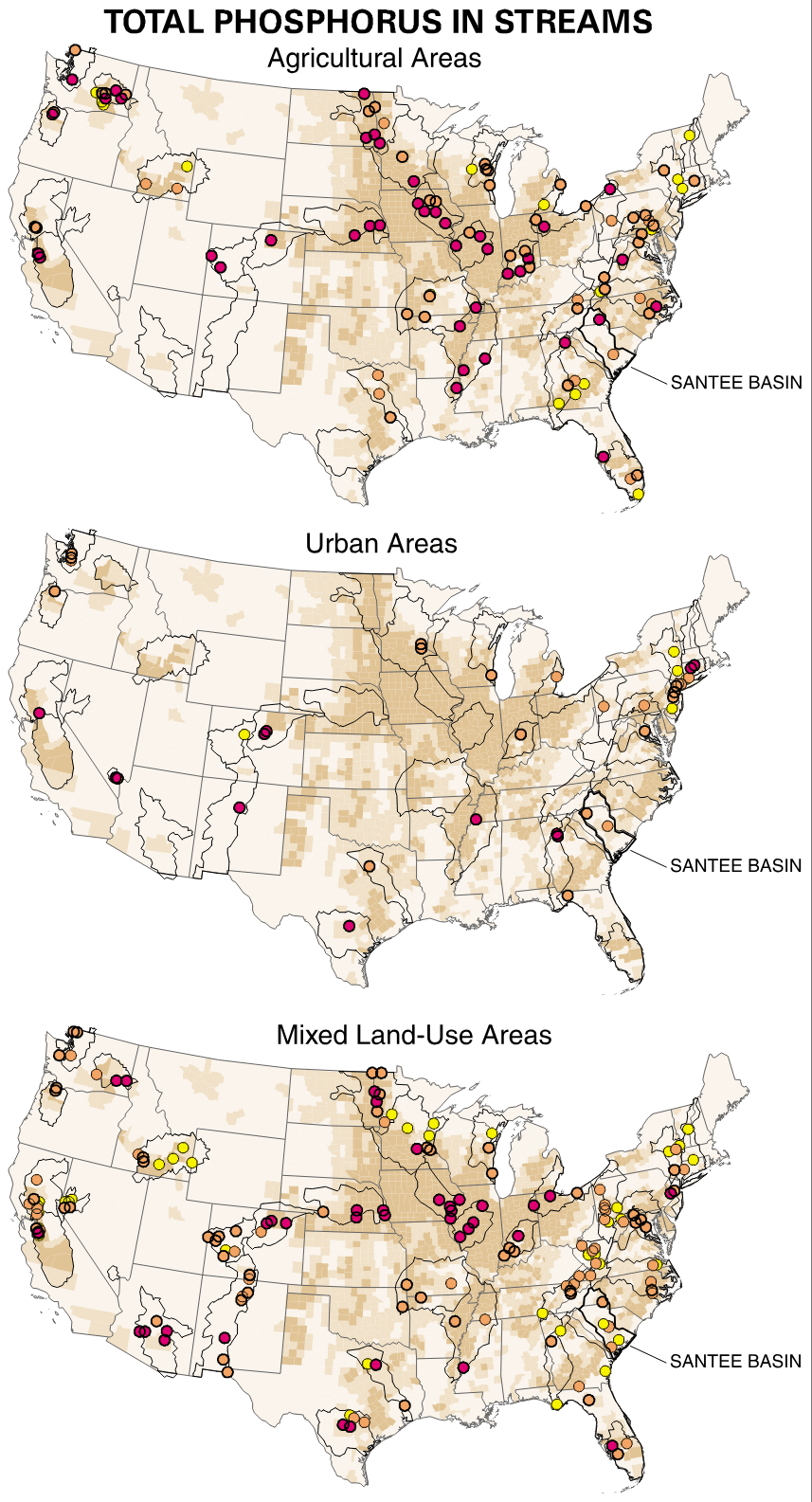 Water quality in the Santee River basin and coastal drainages, North and South Carolina, 1995-98
