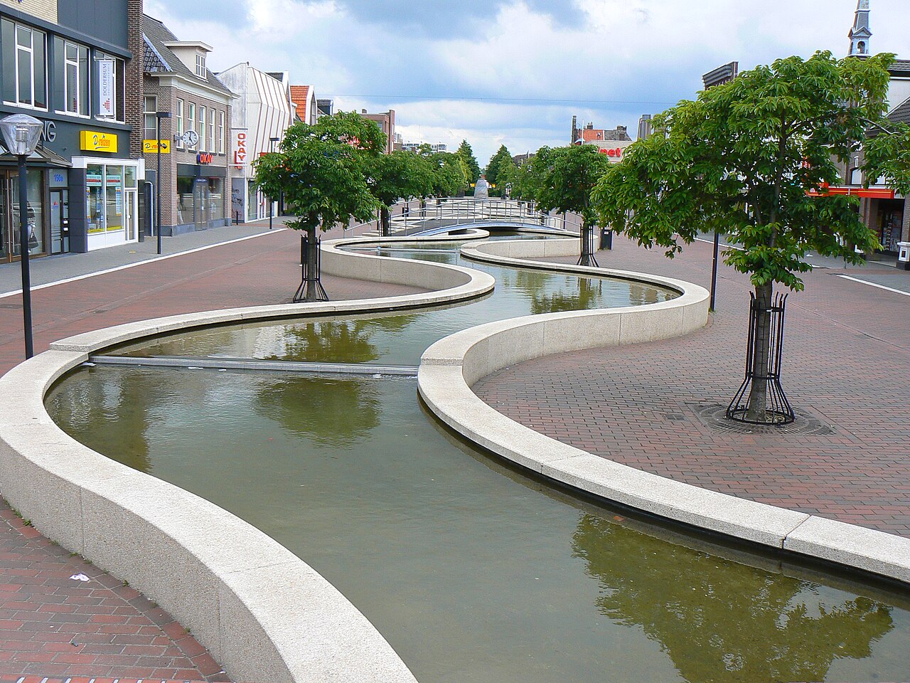 A street in Hoogeveen in 2010 reserved for cyclists