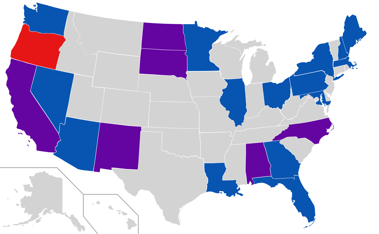 State-by-state usage of the All Writs Act by the federal government of the United States against Apple Inc. and Google 6 . Apple Inc. Google Apple Inc. and Google