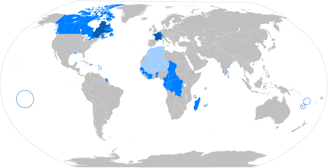 Map-Francophone World