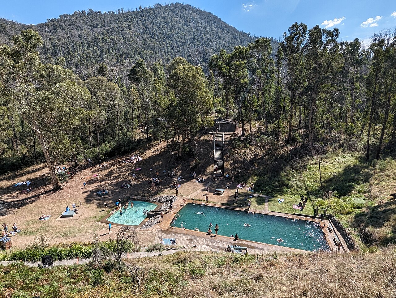 Yarrangobilly Caves-এর তাপীয় পুল, NSW, অস্ট্রেলিয়া