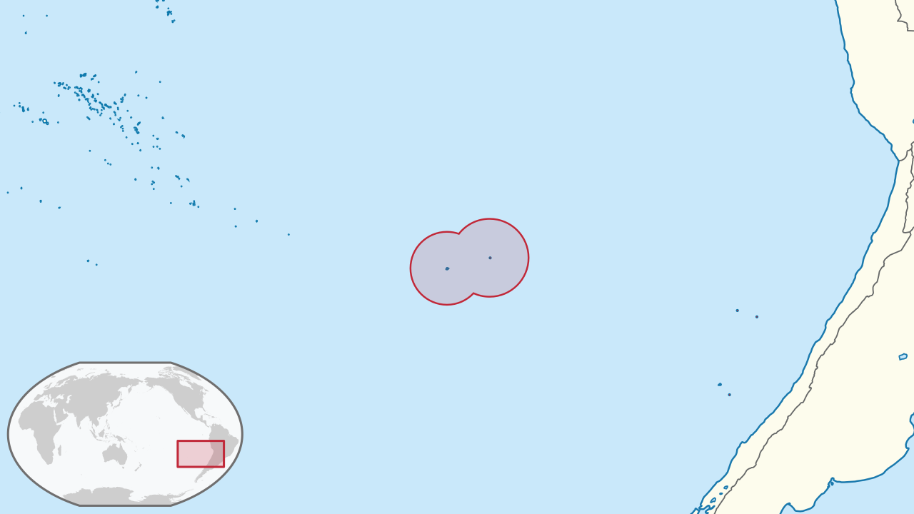 Easter Island in its region