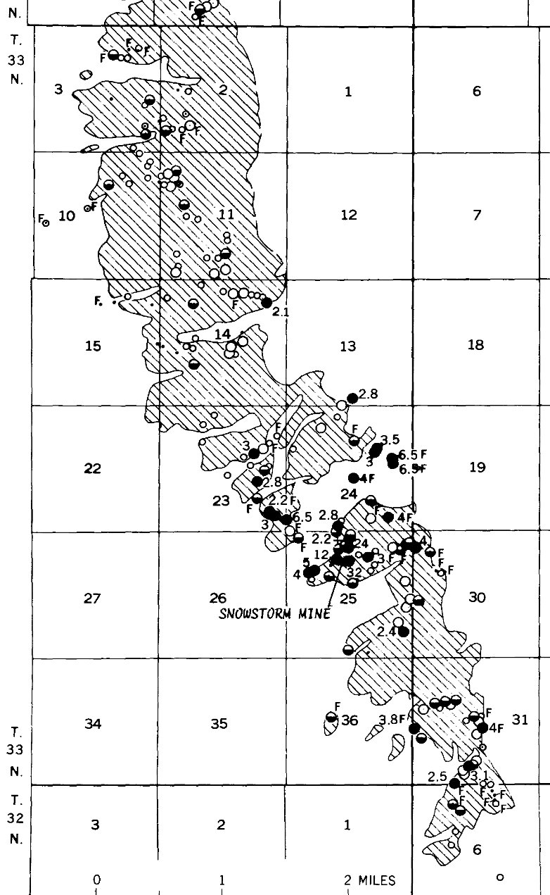 Geochemical and geophysical anomalies in the western part of the Sheep Creek Range, Lander County, Nevada