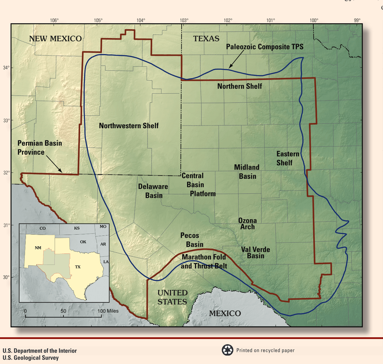 Permian Basin Province in west Texas and southeastern New Mexico.