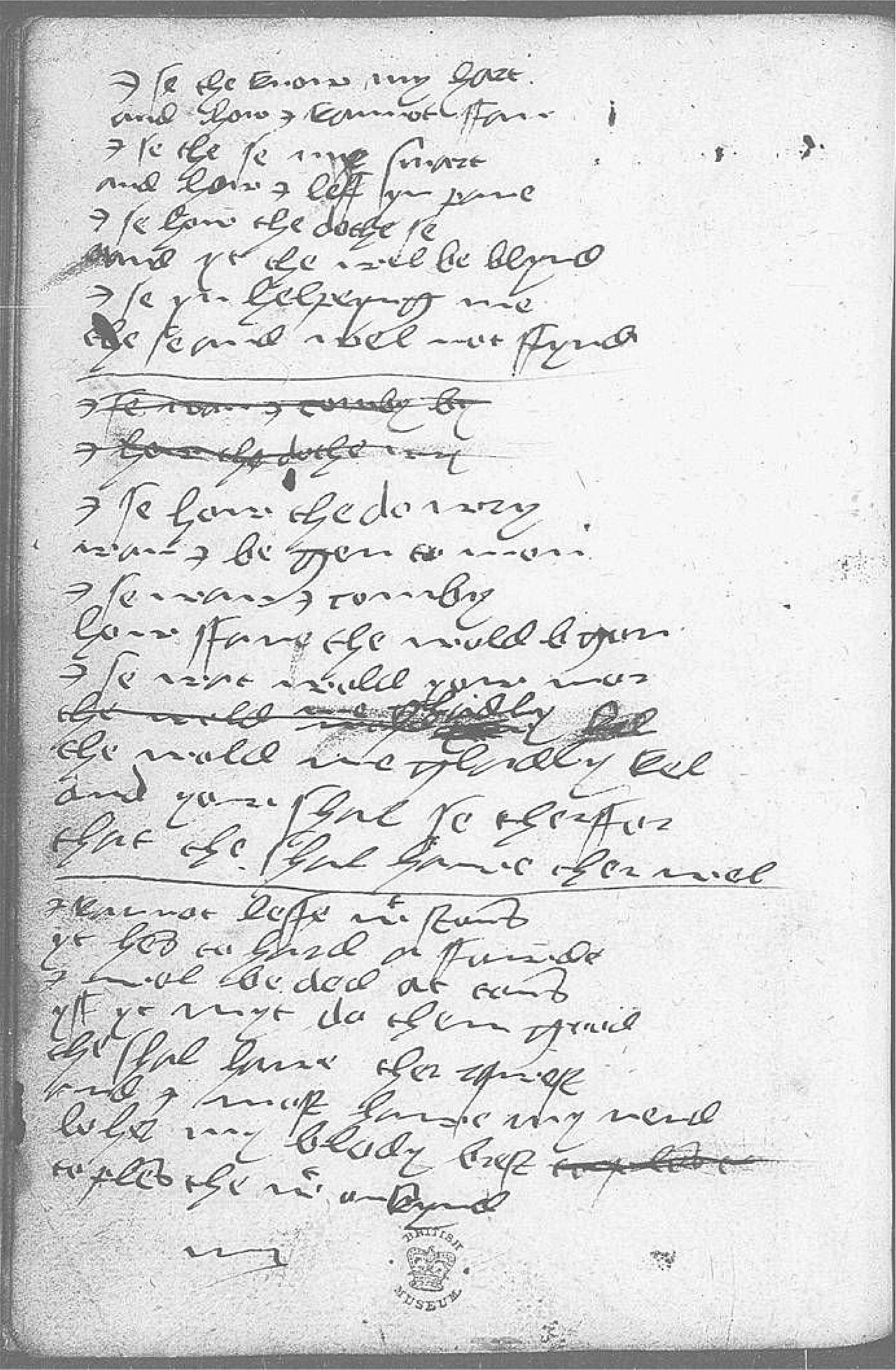 The Devonshire Manuscript facsimile 68v