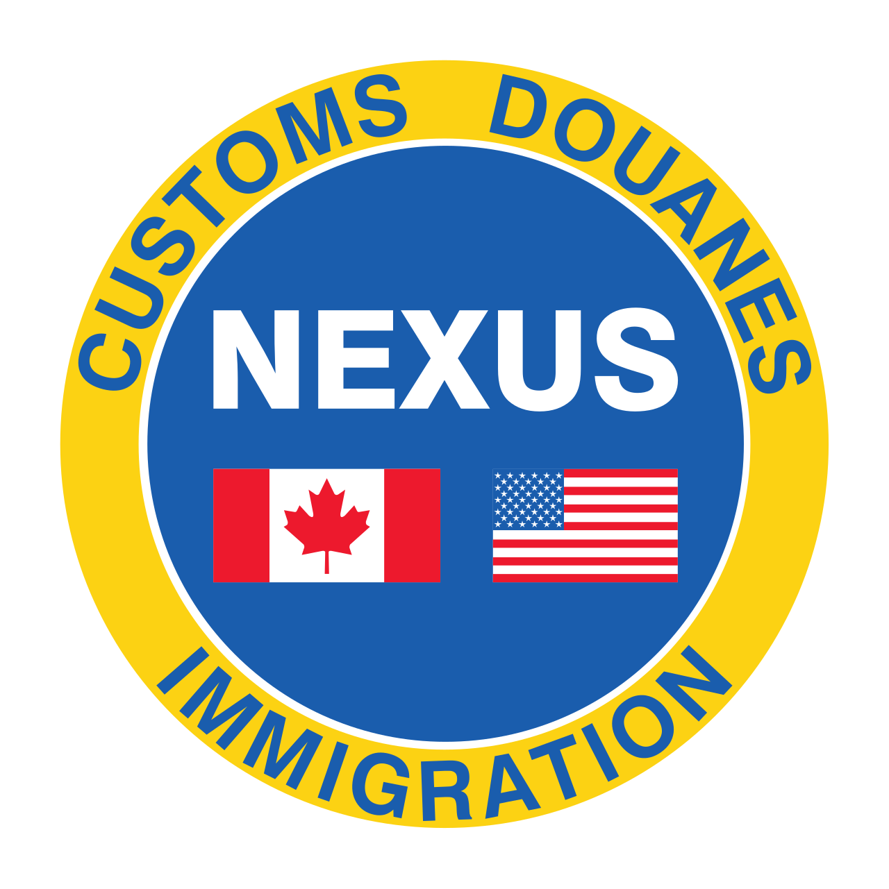 NEXUS প্রোগ্রামের সীল এবং লোগো