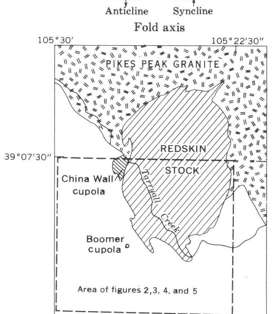 Distribution of beryllium, tin, and tungsten in the Lake George area, Colorado
