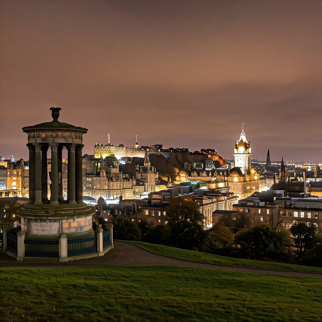 Edinburgh Night Panorama