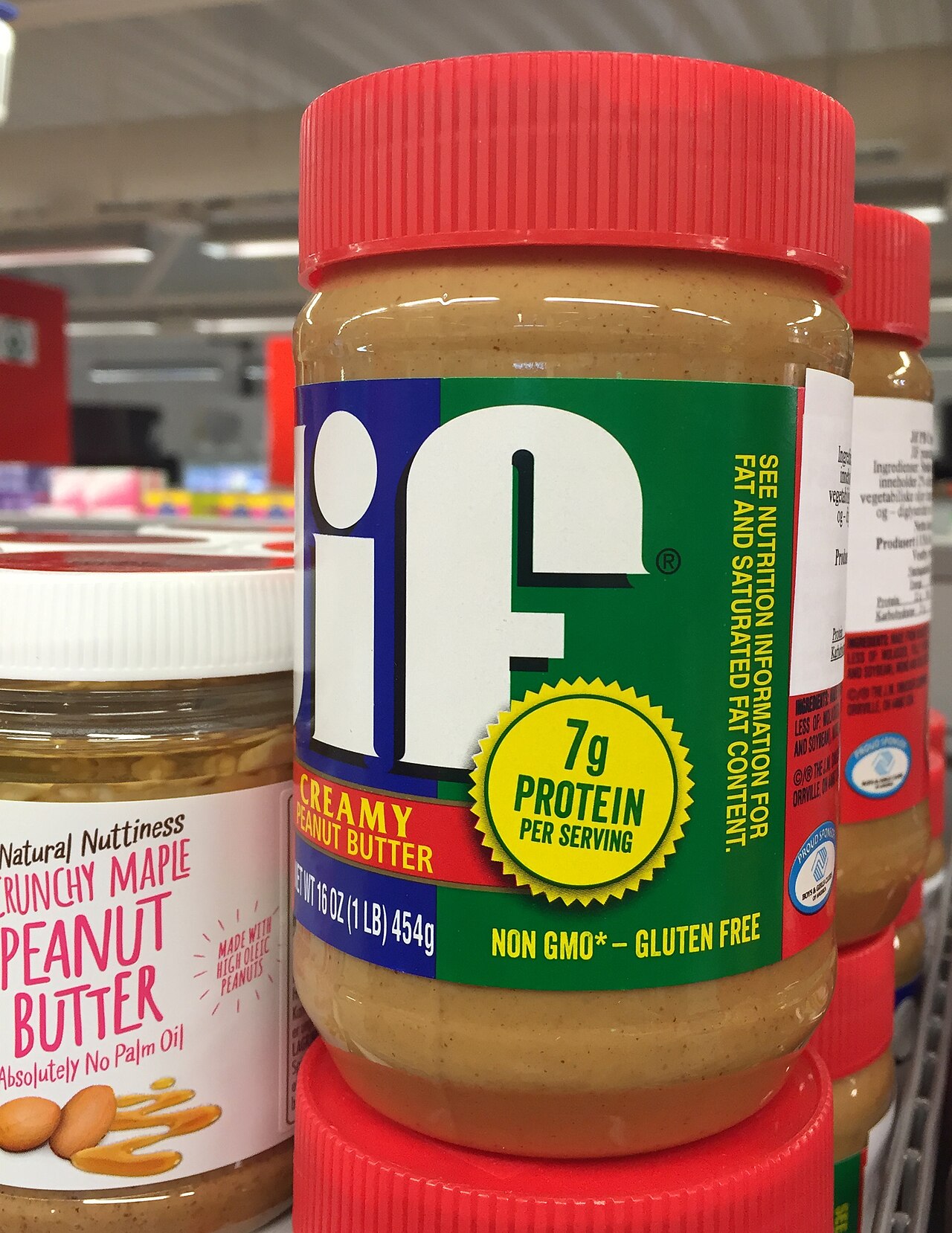 non-GMO label on Jif Peanut Butter