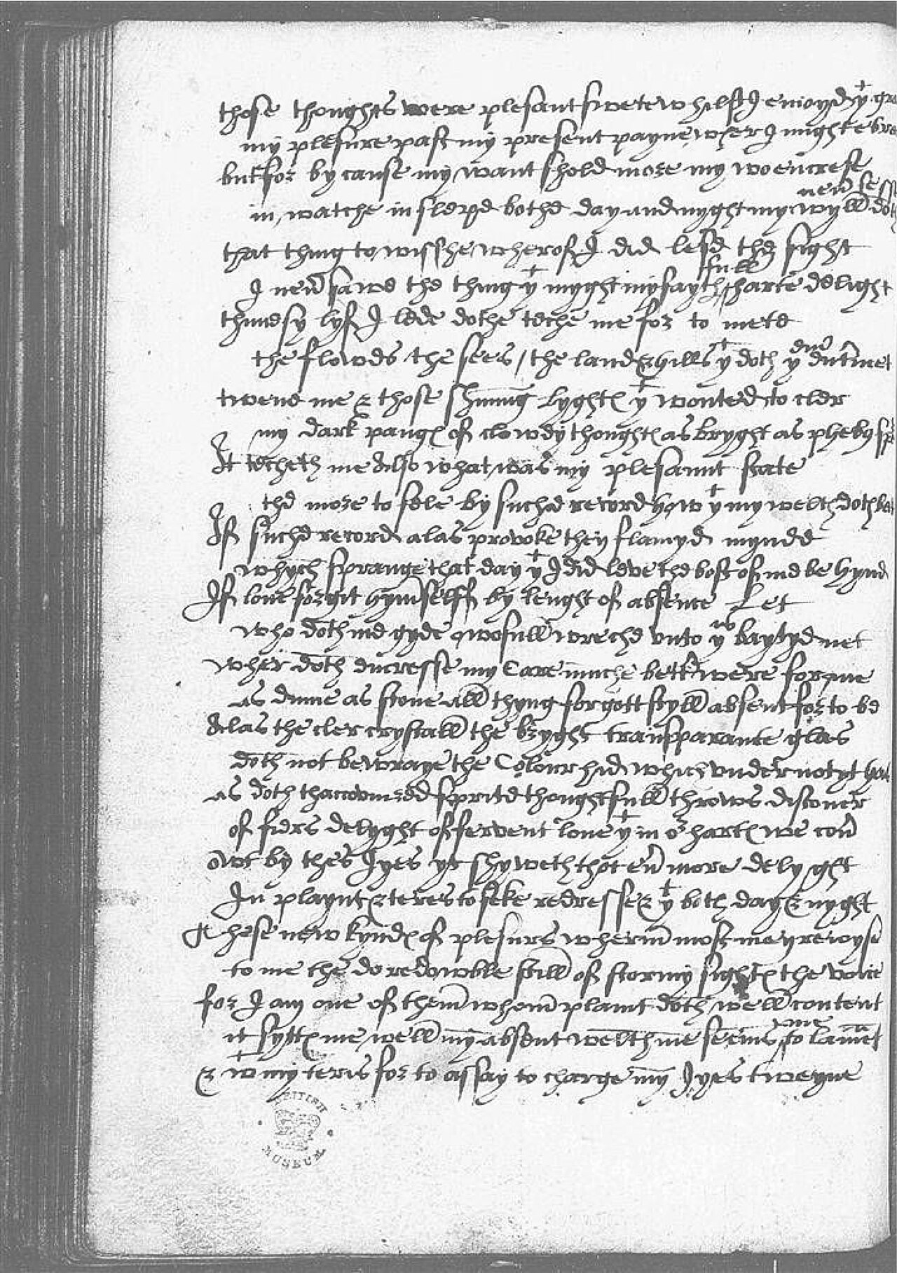 The Devonshire Manuscript facsimile 49v