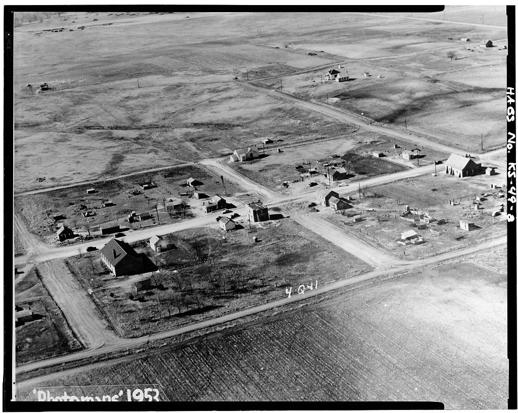 Overview of historic area of Nicodemus