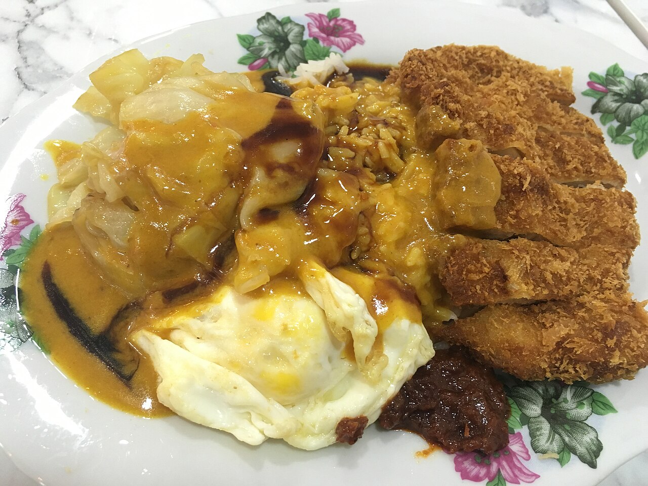 Hainanese curry rice