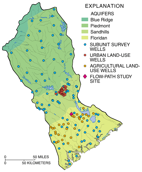 Water quality in the Santee River basin and coastal drainages, North and South Carolina, 1995-98