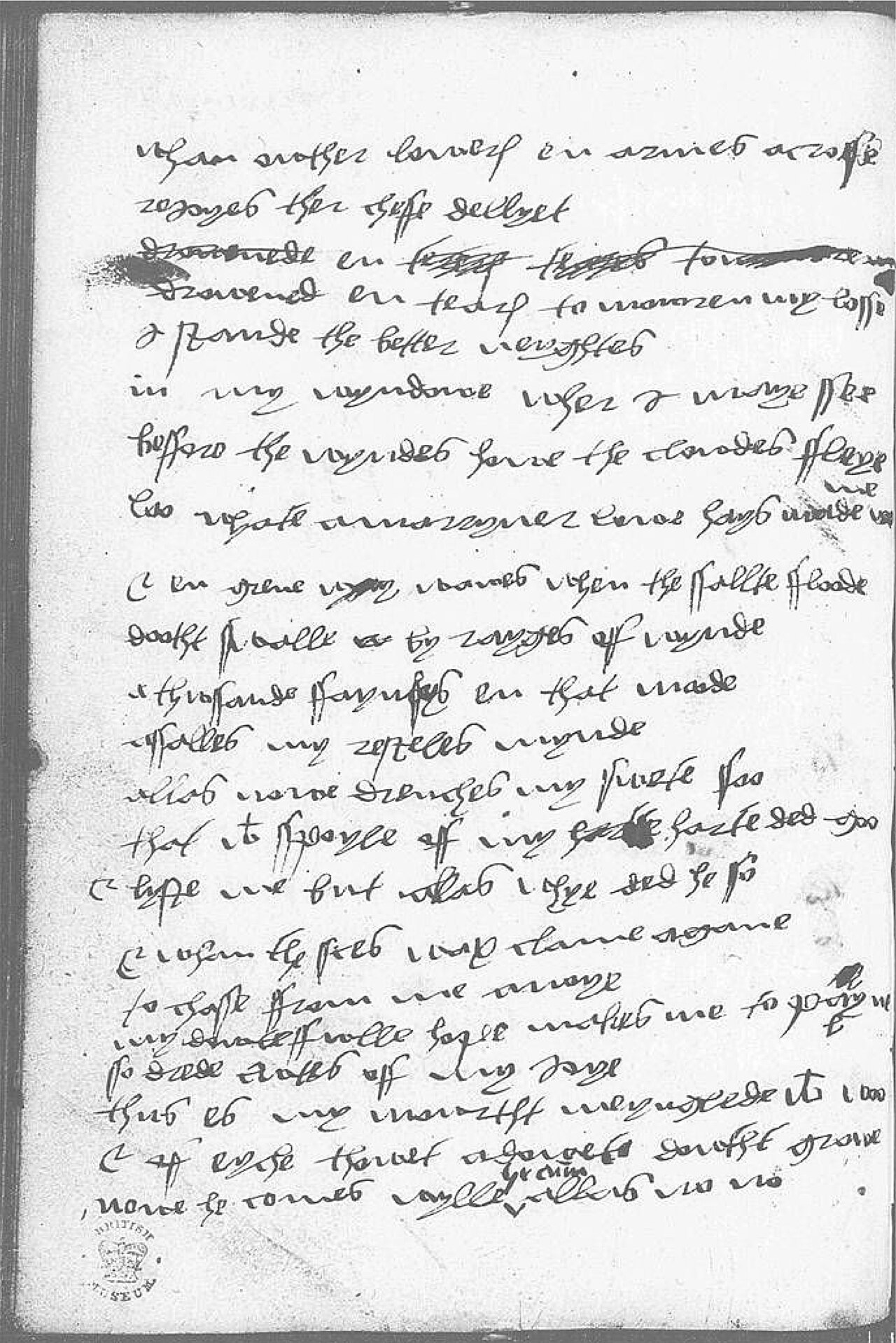 The Devonshire Manuscript facsimile 55v