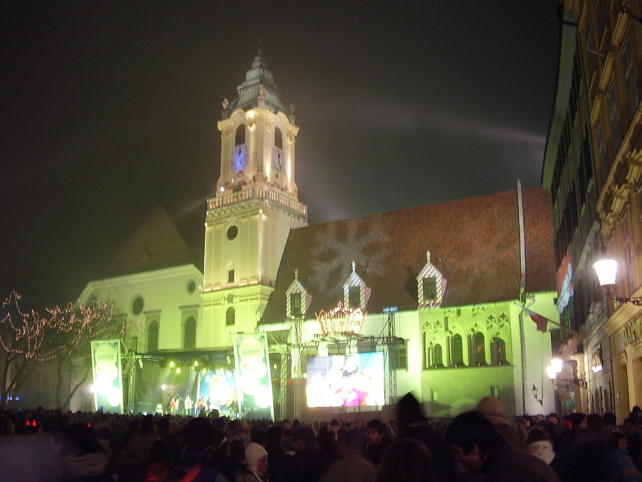 Главная площадь во время празднования Нового Года, 2006