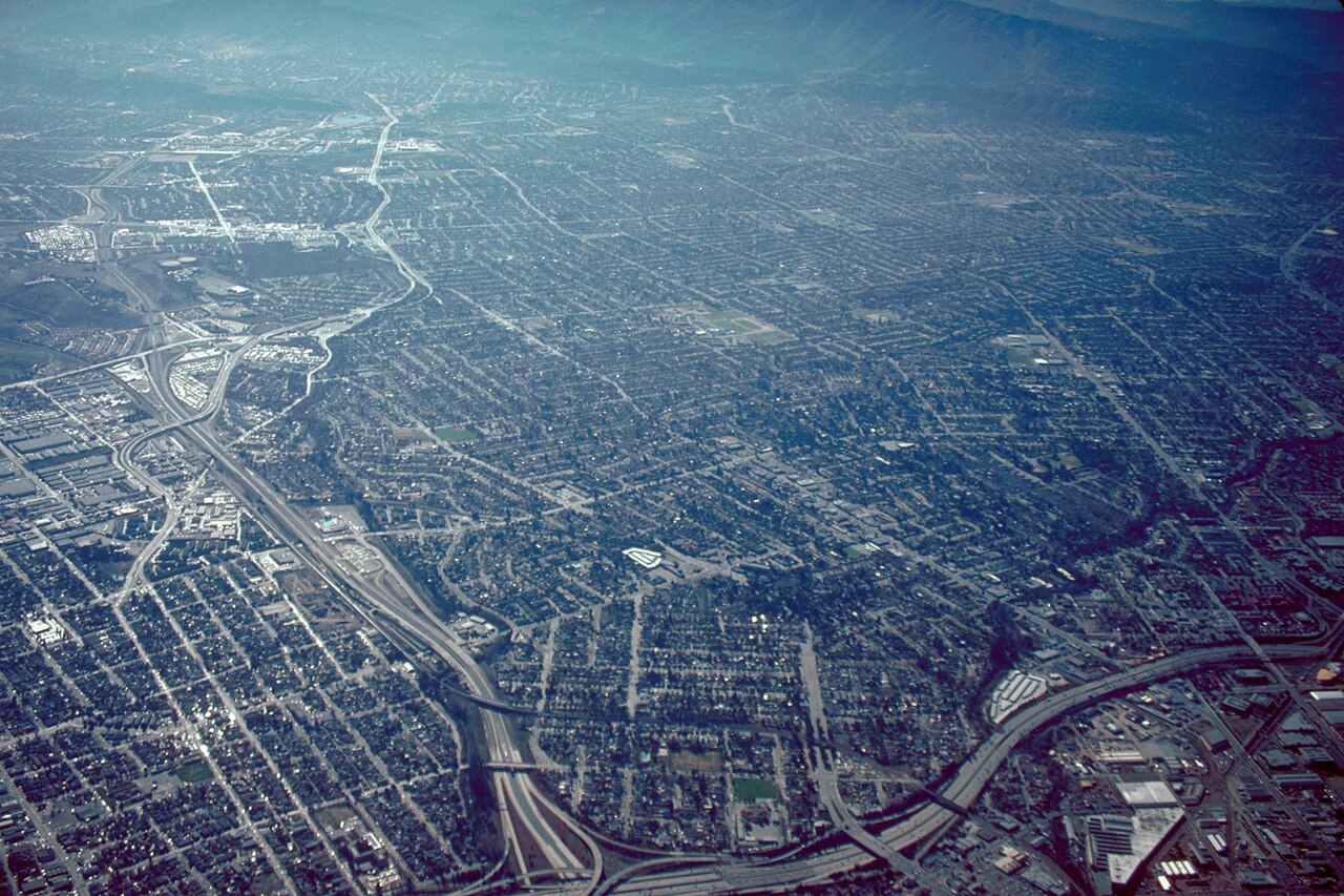 Urban Sprawl in San Jose, California