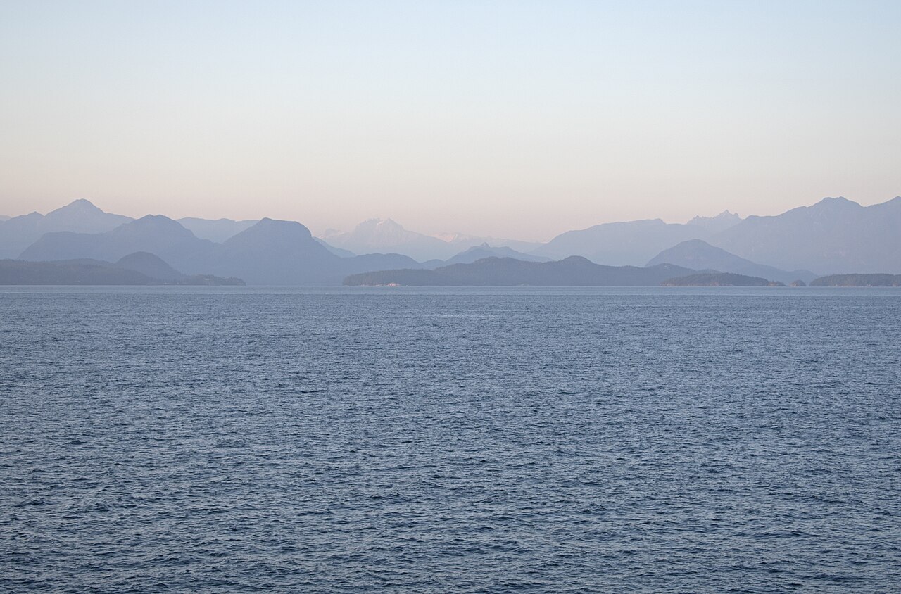 Vancouver Island from the ferry (2)