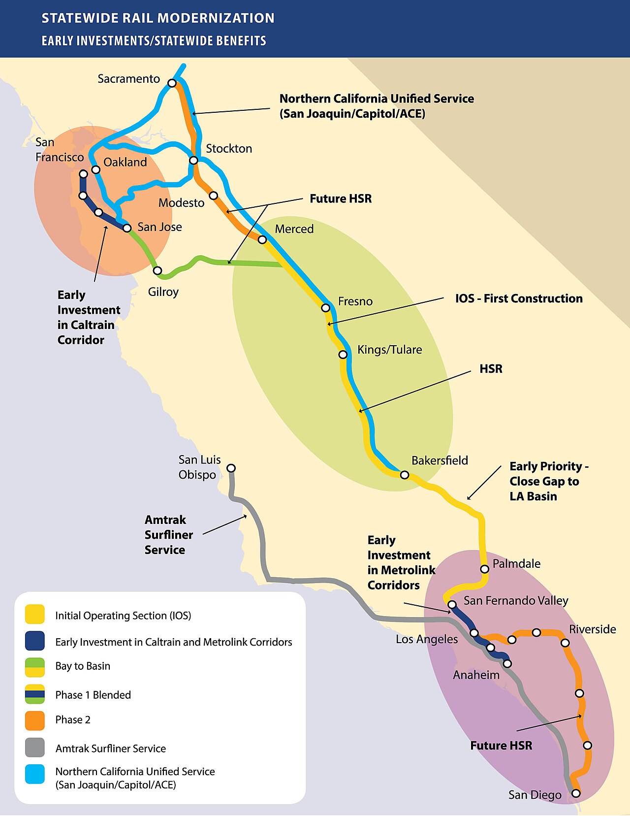 Statewide Rail Modernization Map
