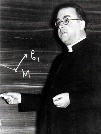Photograph of Abbé Georges Lemaître.