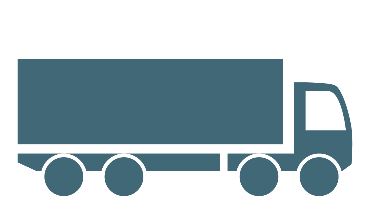 Toll information medium truck icon