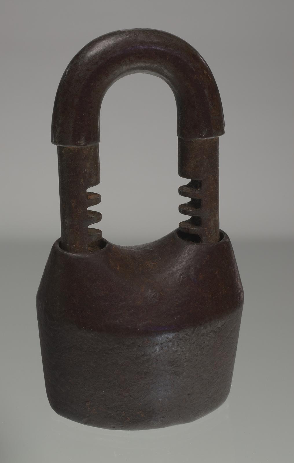 Iron lock and set of keys owned by members of the Ellis family