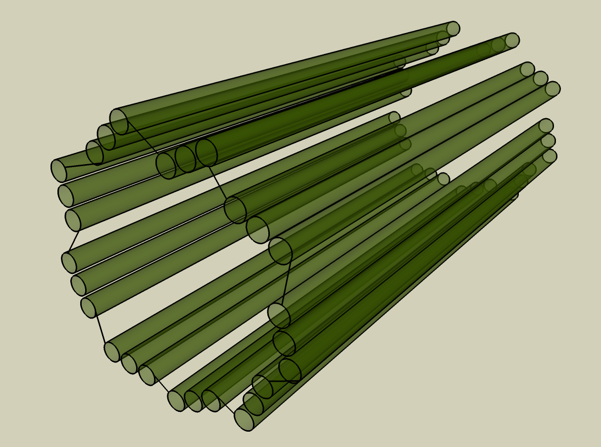 3D view of a centriole
