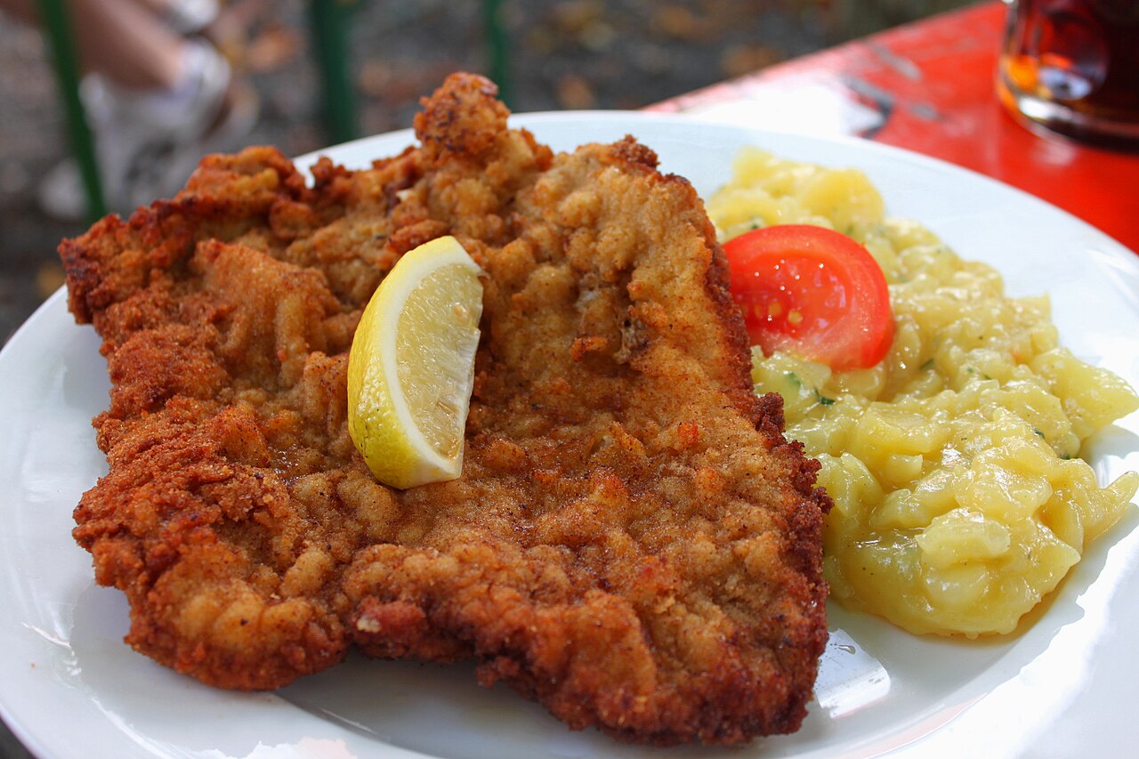 Breitenlesau Krug Bräu Schnitzel