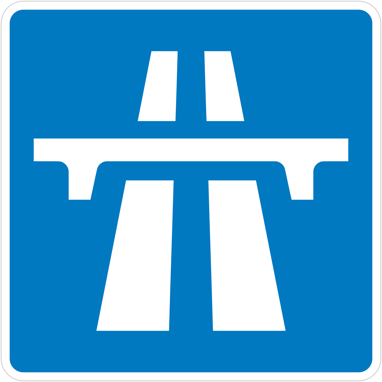 UK motorway symbol