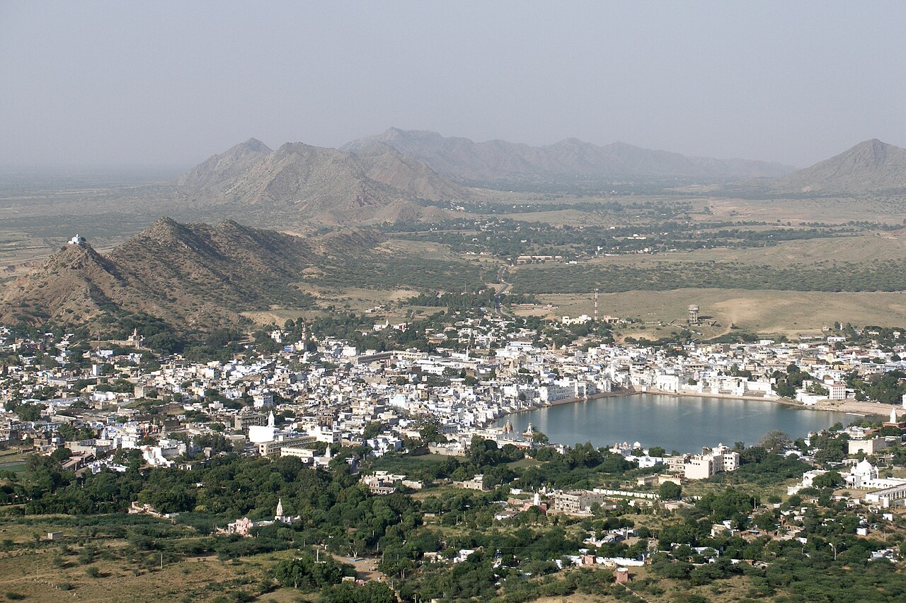 Pushkar, India, Panoramic view of Pushkar