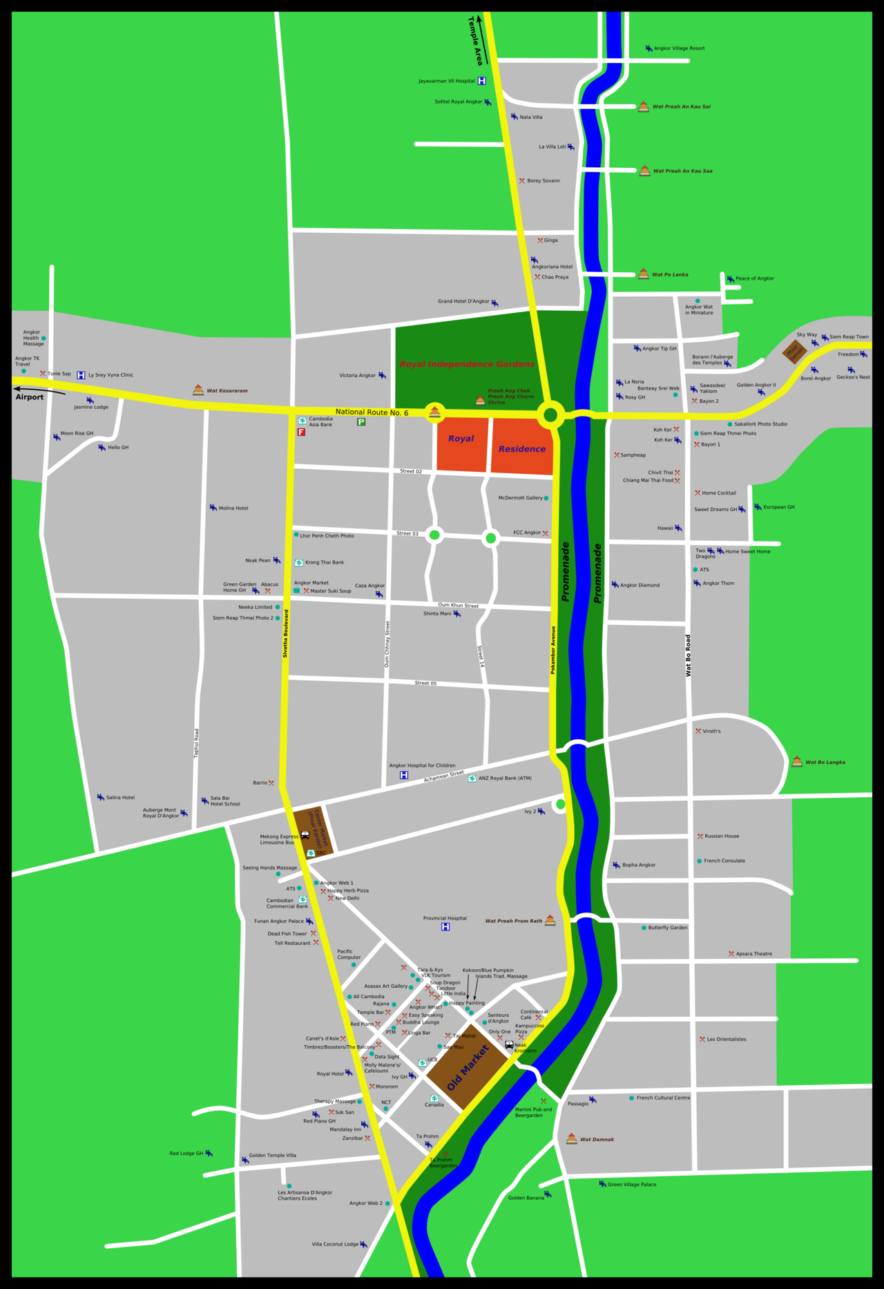 карта города