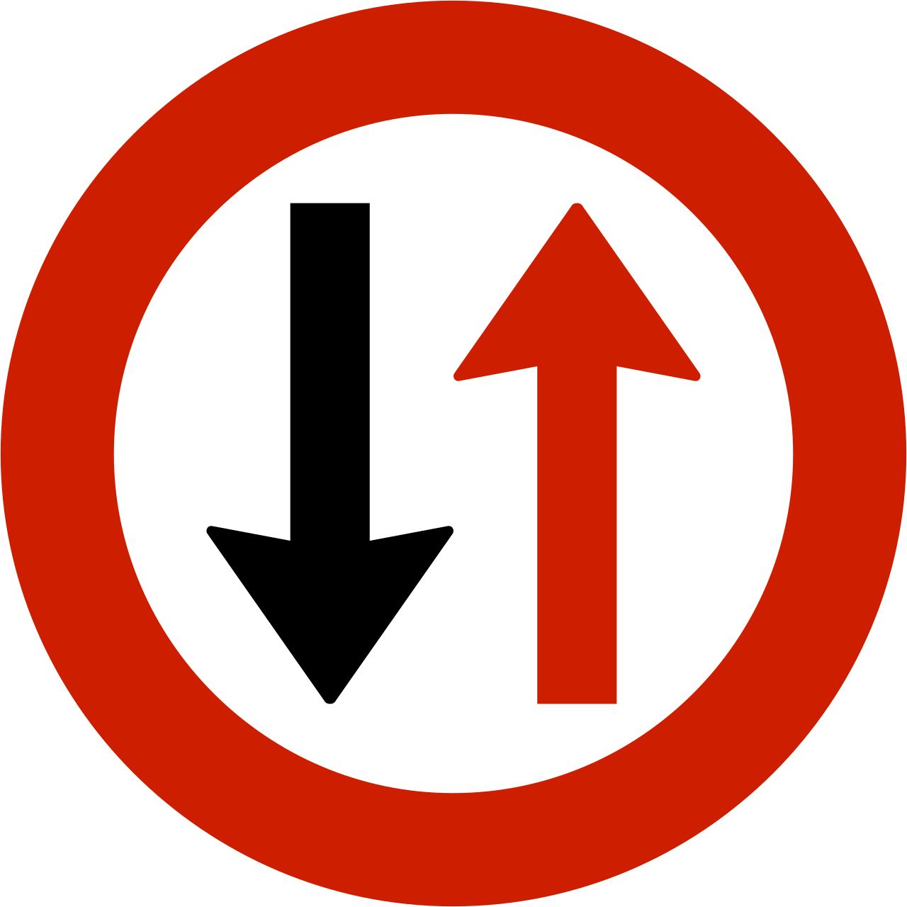 NO road sign 212