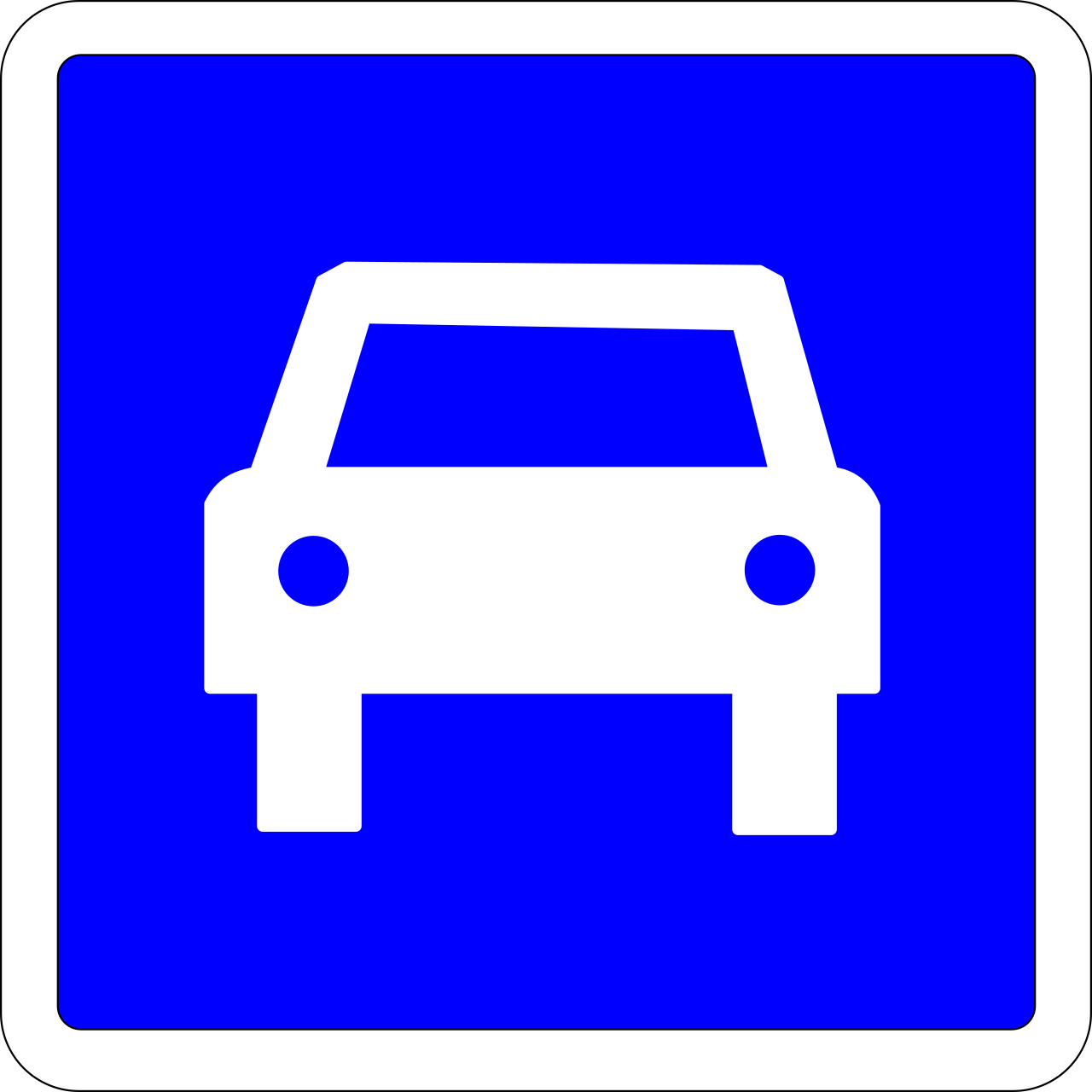 France road sign C107