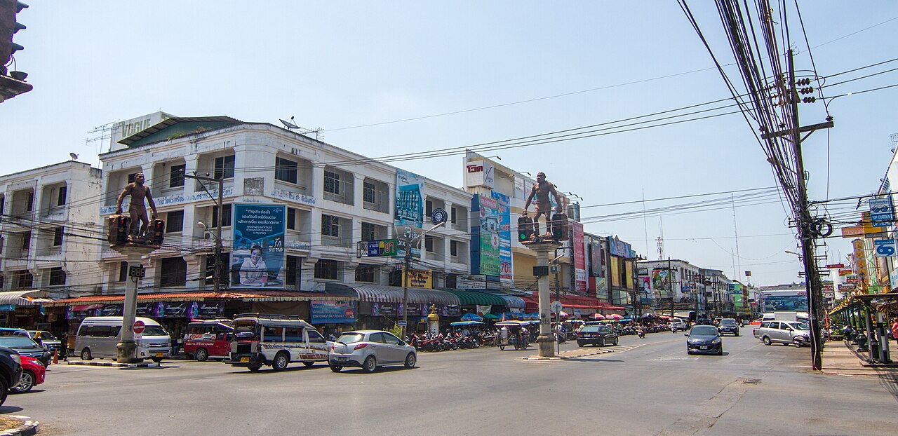 ক্রাবি শহরের কেন্দ্র