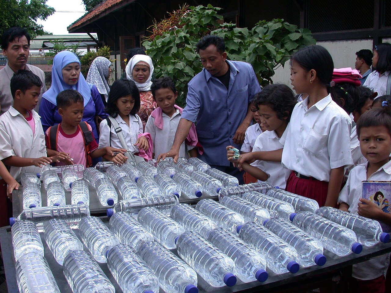 Solar disinfection of drinking water