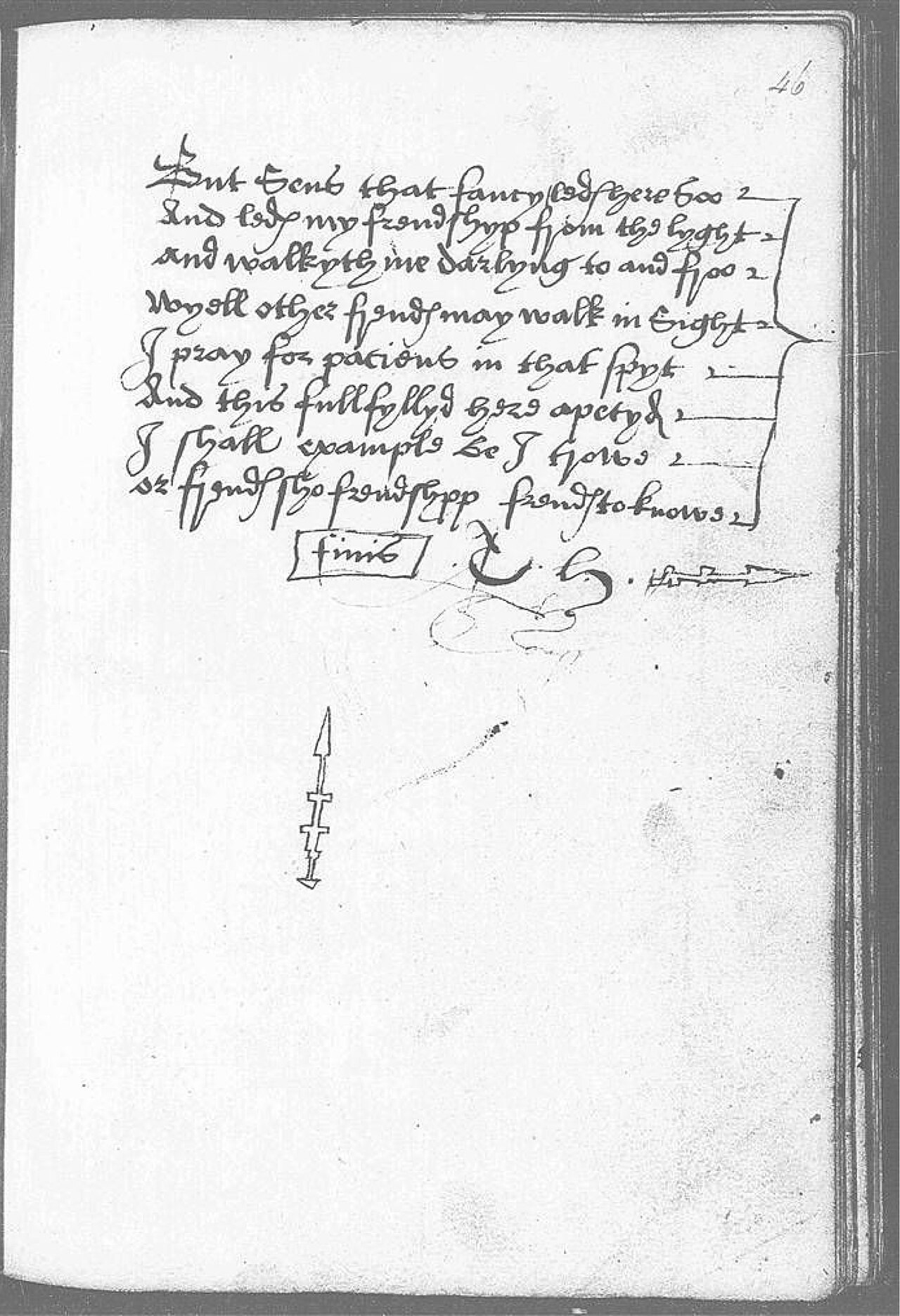 The Devonshire Manuscript facsimile 46r