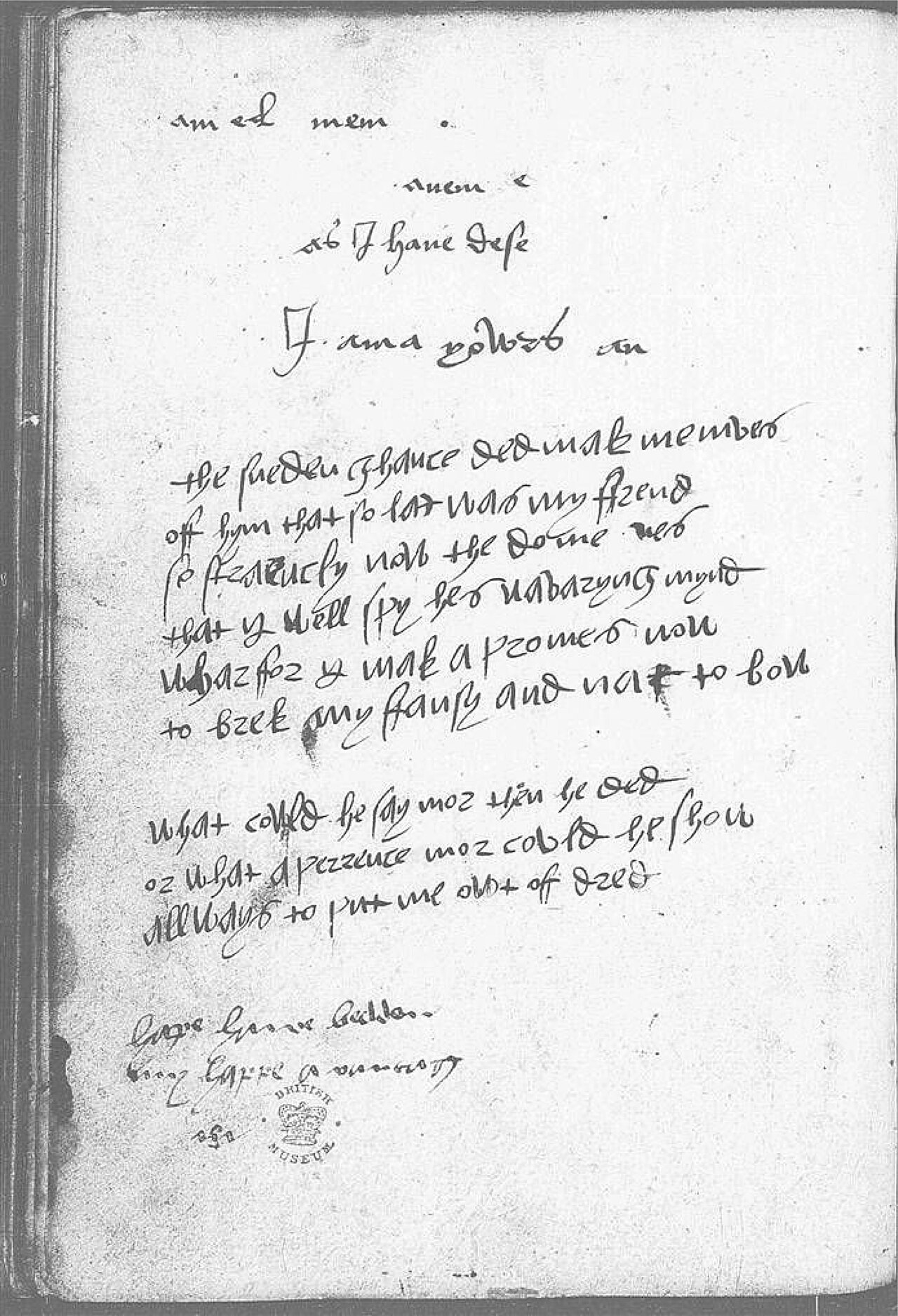 The Devonshire Manuscript facsimile 67v