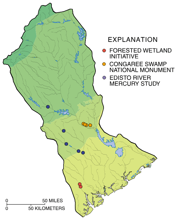 Water quality in the Santee River basin and coastal drainages, North and South Carolina, 1995-98