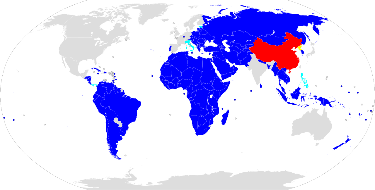 Countries which signed documents to endorse or join the BRI