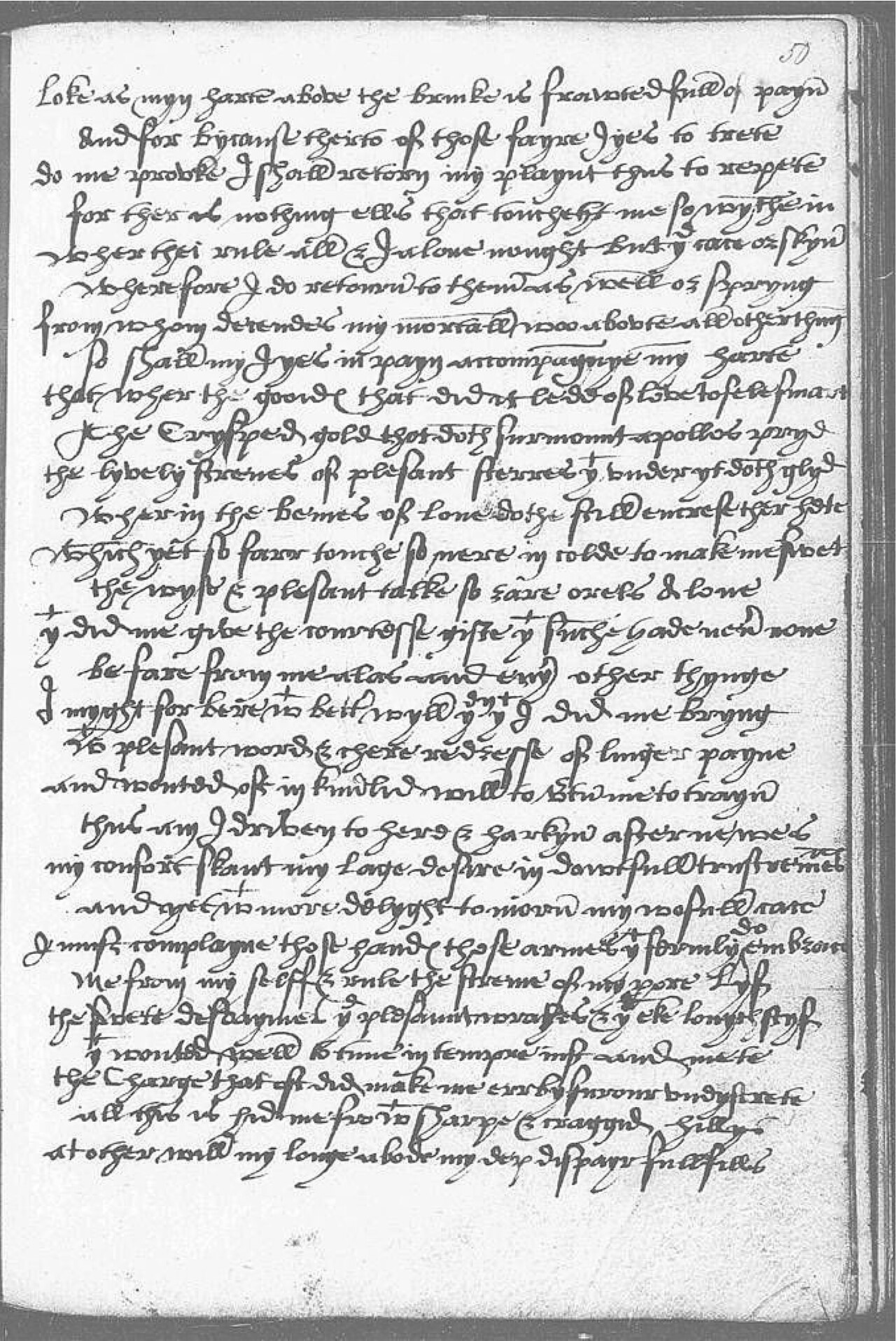 The Devonshire Manuscript facsimile 50r